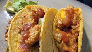 Soy Free Tofu VEGAN TACO recipe [upl. by Reamonn29]