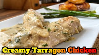 Deliciously Creamy Chicken And Tarragon Unleashing My Passion For Cooking [upl. by Neerod]