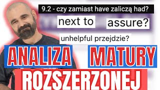 Analiza matury rozszerzonej z angielskiego  Bonus Serii Maturalnej 24 [upl. by Ahsinra]