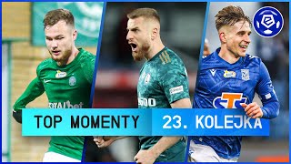 WSZYSTKIE GOLE 23 KOLEJKI  TOP MOMENTY  SKRÓTY  Ekstraklasa  202223 [upl. by Ialda488]