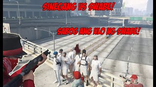 SINEGANG VS SWABE  THE BILLIONAIRE CITY GANGWAR  GTA V [upl. by Malda]