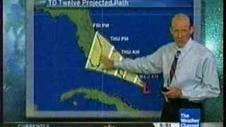 TWC TD 12 Katrina coverage 2005 Clip 1 [upl. by Plato718]