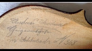 ♪♫ Fine old German Maggini violin ANDREAS SANDNER バイオリン скрипка 125 [upl. by Egedan]