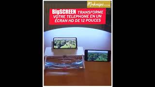 L’amplificateur telephone mobile pour agrandir l’écran de votre smartphone « BigSCREEN » [upl. by Neva]