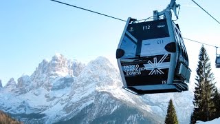 Pinzolo Campiglio Express  Skiarea Campiglio Dolomiti di Brenta [upl. by Ennelram]