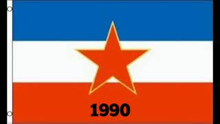 Yugoslavia 1990 EAS alarm [upl. by Ateval]