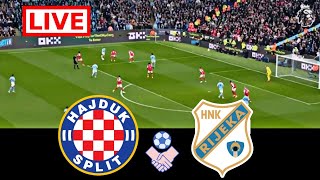 Hnk Rijeka vs Hajduk Split Score Ruslt  Hrvatska HNL 2024  Hajduk Split Nogomet uživo [upl. by Janela]