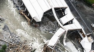 Todesangst im Tessin So schlimm waren die Unwetter in der Schweiz [upl. by Lesser500]