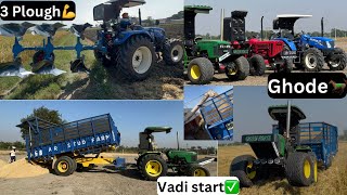 Chone di vadi da kam start✅NH 6510 piche 3 Plough🚀 [upl. by Ahsenev362]