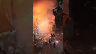 Hyderabad Fire News  Firecracker shop fire in Hyderabad । trending viralvideo [upl. by Markus]