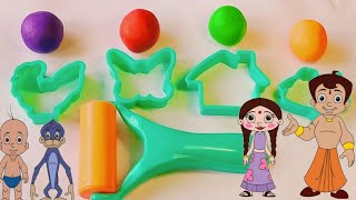 Learn colour🎨with clay Doms 🥰 modeling clay and cartoon 🦸toys  Easy clayart [upl. by Leonidas672]