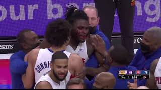 LeBron James EJECTED after Isaiah Stewart literally tried to FIGHT everyone 😳 [upl. by Ariela]