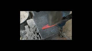 Forging a small knife forged blacksmith forging [upl. by Spiers987]