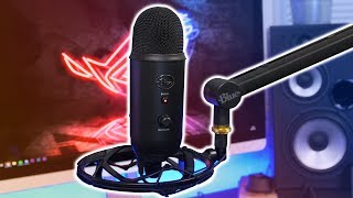 Blue Yeticaster Review  Best Livestream amp Podcast Setup 4K [upl. by Gristede899]