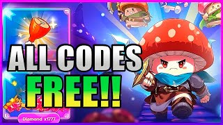 ▶️🔥ALL THE CODES  Legend of Mushroom  HOW TO REDEEM CODES [upl. by Asserac]