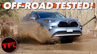 Do You Really Need A 4Runner 2020 Toyota Highlander Mud Snow amp Rocks OffRoad Review [upl. by Anawqahs]