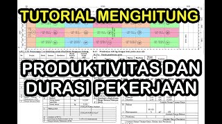 Tutorial Menghitung Durasi dan Produktivitas dalam Pengecoran Jalan Beton Concrete Compartment [upl. by Muller]