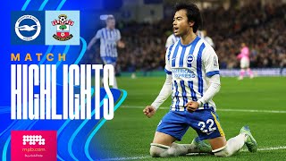 HIGHLIGHTS  Brighton v Southampton  Premier League [upl. by Sergias177]