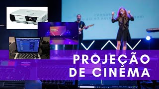 Como fazer um projeção de cinema na sua igreja [upl. by Aileduab]