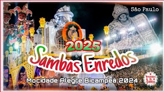 💿CD SAMBAS DE ENREDO 2025 GRUPO ESPECIAL DE SÃO PAULO OFICIAL [upl. by Saul847]