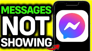 UPDATED 2024 How To Fix Facebook Messenger Not Showing Messages [upl. by Anikehs173]