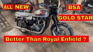 BSA Gold Star first review amp all detailed features in hindi review bsa 650cc price jawayezdi [upl. by Ettenyl]