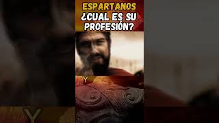 🛑Espartanos ¿Cuál es su profesión historia shorts [upl. by Sarazen51]