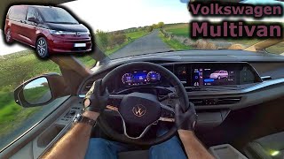 2022 Volkswagen Multivan T7 20 TSI DSG  POV test drive [upl. by Purse]