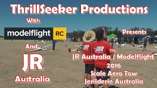 JR Australia Modelflight Aero Tow 2016 Jerilderie Australia [upl. by Dnomayd]