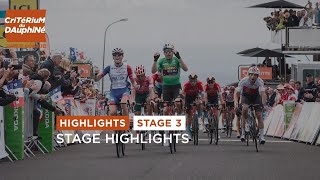 Dauphiné 2022  Stage 3  Highlights [upl. by Waldemar]