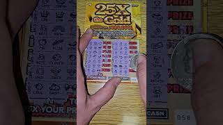 Double Up WINNER 25X The Gold NYC NY Lottery Scratch Off Tickets [upl. by Adnir]