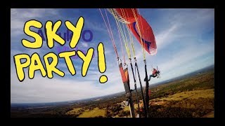 Paraparty 2018 Paramotor Fly In Part 1 quotThe Flyingquot [upl. by Kalli]