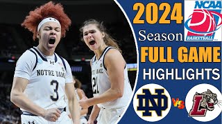 Notre Dame vs PLafayette  GAME Highlights College Womens Basketball  Nov 17202 Ncaa basketball [upl. by Janaye]