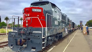 KraussMaffei Southern Pacific 9010 Debut 72019 [upl. by Aniloj]