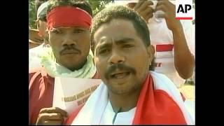 EAST TIMOR CAMPAIGN FOR REFERENDUM STARTED [upl. by Anton]