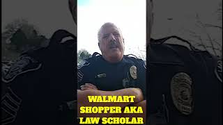 Law Scholar Trespassed amp Arrested at Walmart shorts police [upl. by Corly7]