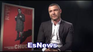 Liev Schreiber Stars In Chuck A Film About The Man Who Inspired Rocky EsNews Boxing [upl. by Aleahs]