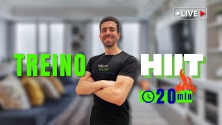 Treino Hiit para EMAGRECER  Live treino completa [upl. by Dnalrag]