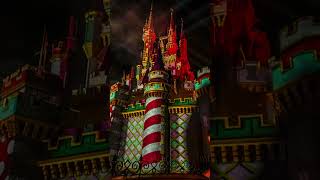 The Many Faces of Disney World Castle disneythemepark disneycastle shorts themepark [upl. by Randal]