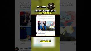 🚨 PEACE PLAN TRUMPZELENSKYMUSK PHONE CONVERSATION russia ukraine shorts viral [upl. by Lenora]