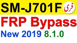 J701F FRP bypass 810  How to Reset SMJ701F FRP bypass Google account 2019 UrduHindi [upl. by Jeffrey]