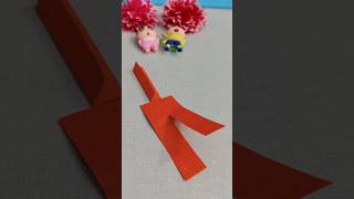 paper fly craft idea for kidskids easy paper craft step by stepflycraft handmadekidsactivitydiy [upl. by Noryv]