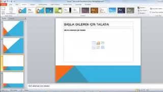 Microsoft Office  PowerPoint Kullanımı Slayt nasıl yapılır Basit Sunum Hazırlama [upl. by Coussoule]