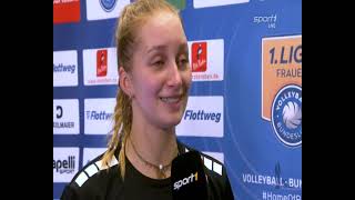 Patricia Nestler  Interview Rote Raben VilsbiburgSC Potsdam 14122023 [upl. by Lancey213]