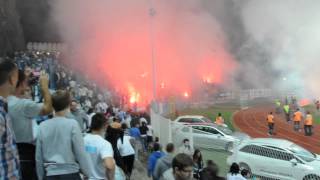 Rijeka  Hajduk Baklje po navijačima Rijeke [upl. by Lalittah18]