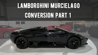 Lamborghini Murcielago Manual Conversion on an LP640 Part 1 [upl. by Nolram568]