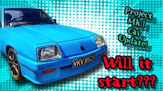 Mk1 Vauxhall Cavalier Red Top Manta GTE fuel tank swap complete  COLD START TIME Will it run [upl. by Anisah]