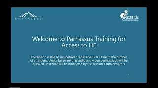 Parnassus Training for Access to HE [upl. by Eerol]