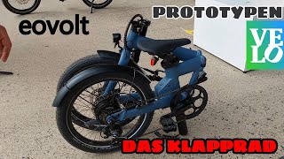 EOVOLT mit Prototypen NEUHEITEN  Das Klapprad  Velo Berlin [upl. by Anwahsit896]