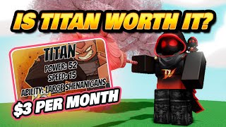 Is the Titan Glove worth 3 per month in Slap Battles [upl. by Korey]